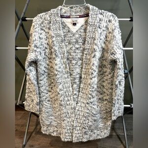 Hilfiger Denim Women's Large Partial Wool Cardigan Sweater